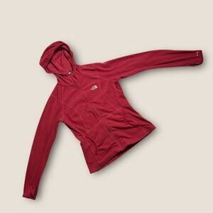 The North Face Women’s Small Red Full Zip Fleece Hoodie Jacket A2U7 | W06